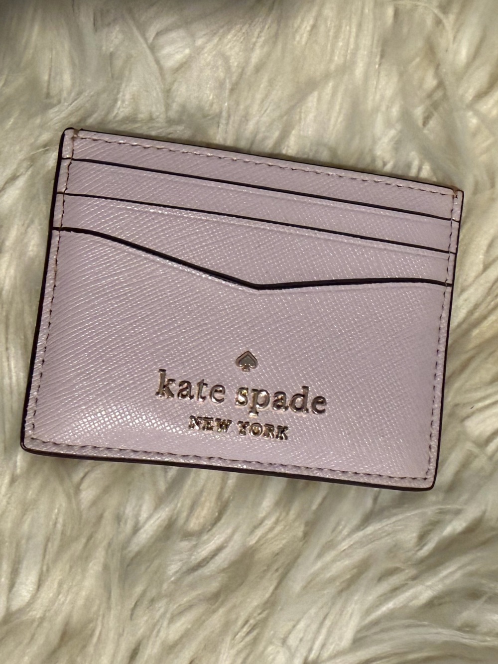 kate spade Pale Lavender Slim Card Case